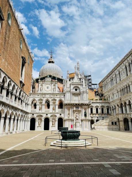 Doges Palace in Venice stock photo