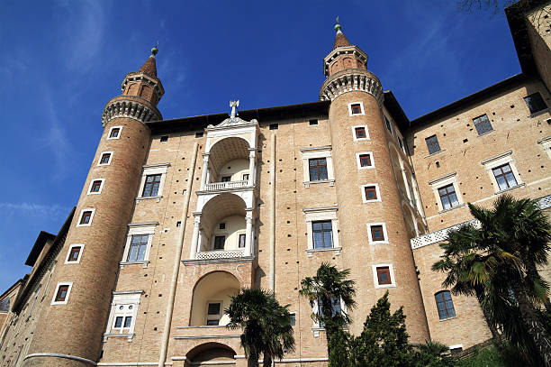 Doge's Palace, Urbino stock photo