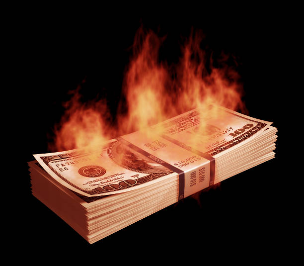 Royalty Free Money Fire Pictures, Images and Stock Photos - iStock