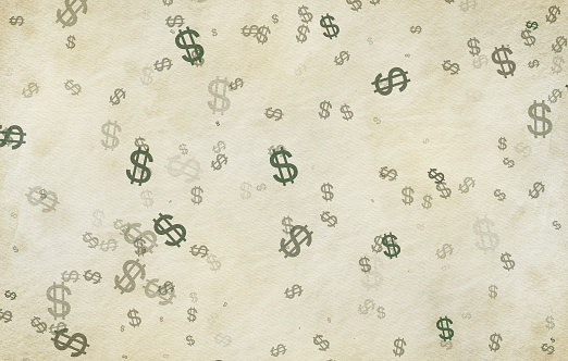 dollar wallpaper background, old paper
