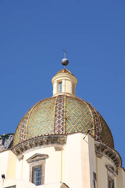 Dome of Santa Maria Assunta Church stock photo