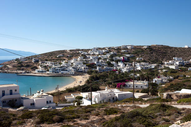 Donousa, Stavros village panorama beach - South Aegean stock photo