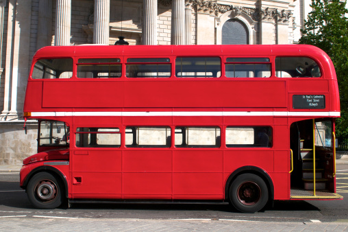 Double Decker Bus In London Stock Photo - Download Image Now - Bus, London  - England, Double-Decker Bus - iStock