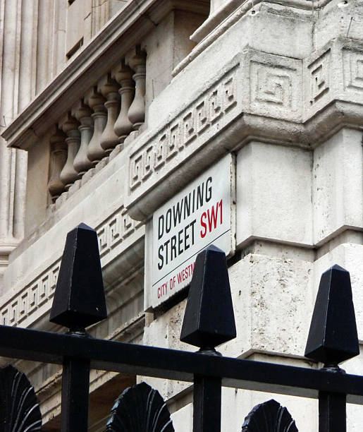 Downing Street stock photo