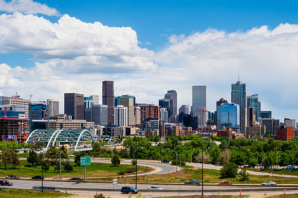 Downtown Denver Colorado stock photo
