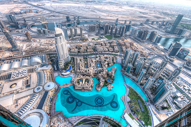 Downtown Dubai stock photo