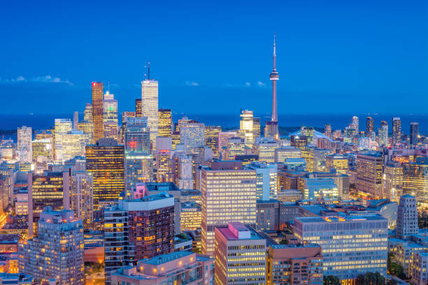 Downtown Toronto Canada Skyline stock photo