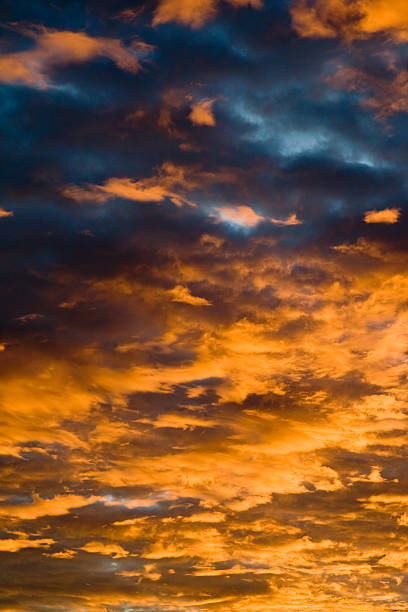 Dramatic clouds stock photo