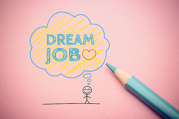 Dream job stock photo