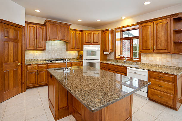 101 Granite Countertops With Oak Cabinets Stock Photos Pictures Royalty Free Images Istock