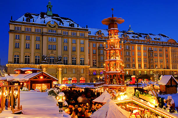 Dresden christmas market Dresden, christmas market in Germany dresden germany stock pictures, royalty-free photos & images