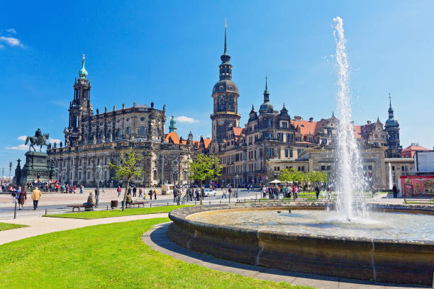 Dresden Old Town, Germany Dresden Altstadt, Germany historic district stock pictures, royalty-free photos & images