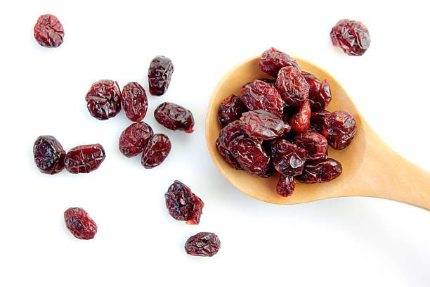 dried cranberry stock photo