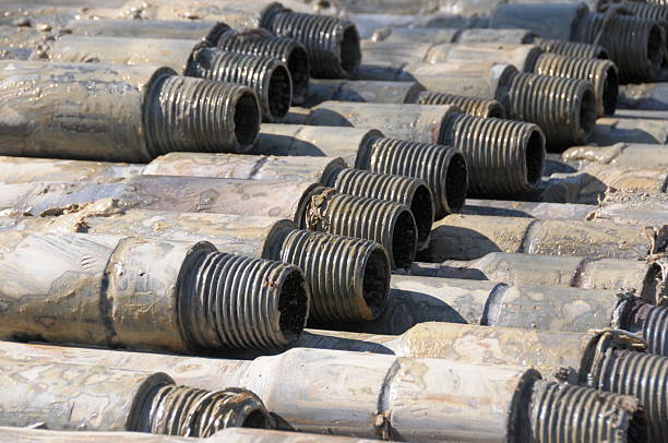 Drill Rods stock photo
