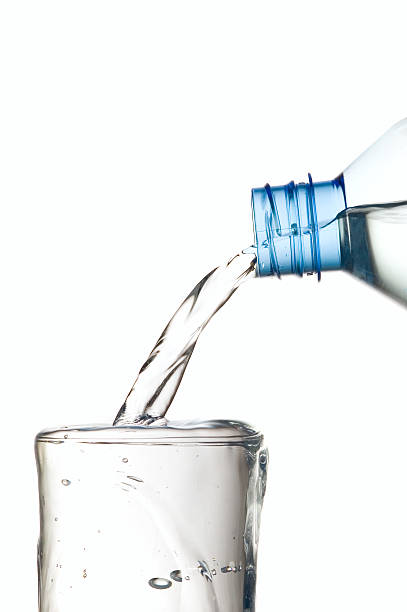 Drinking water stock photo
