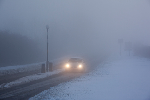 Driving in Freezing Fog - United Kingdom