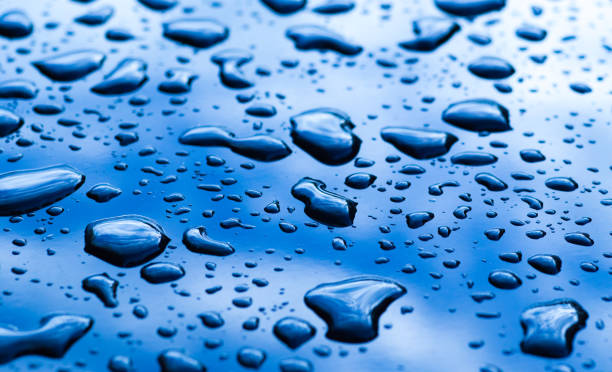 drops of water on the black car after rain drops of water on the black car after rain bead stock pictures, royalty-free photos & images