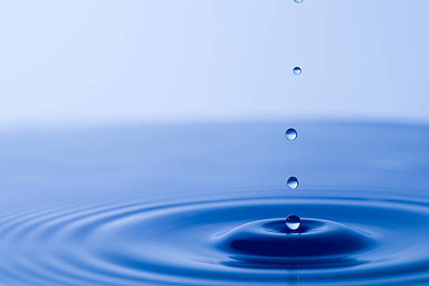 Drops of water XXL stock photo