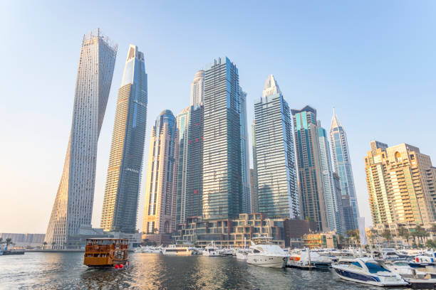 Dubai Marina, Dubai, UAE stock photo