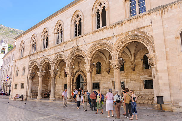 Dubrovnik Rector's Palace stock photo
