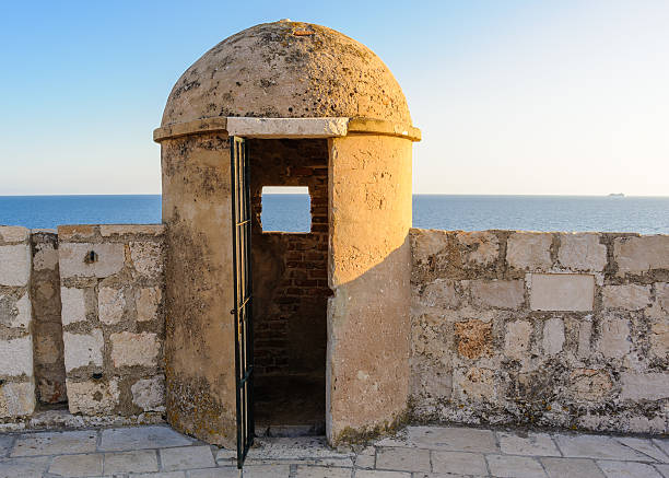 Dubrovnik St. Marguerite bastion stock photo