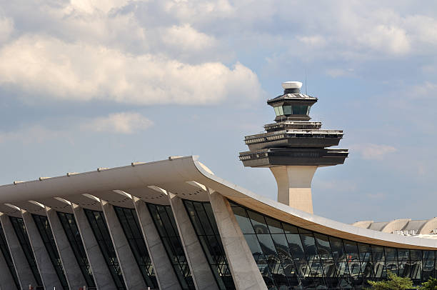 Dulles Airport stock photo