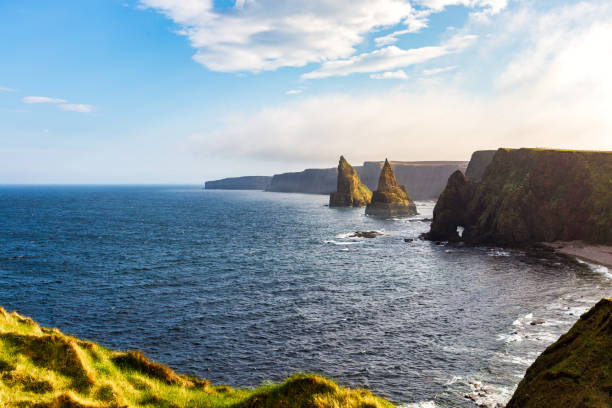 Duncansby Stacks near John o Groats The Duncansby Stacks near John o Groats caithness stock pictures, royalty-free photos & images