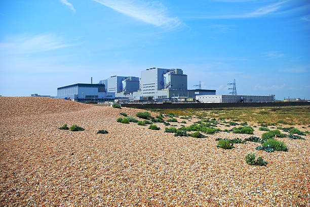 Dungeness Nuclear Power Station. stock photo