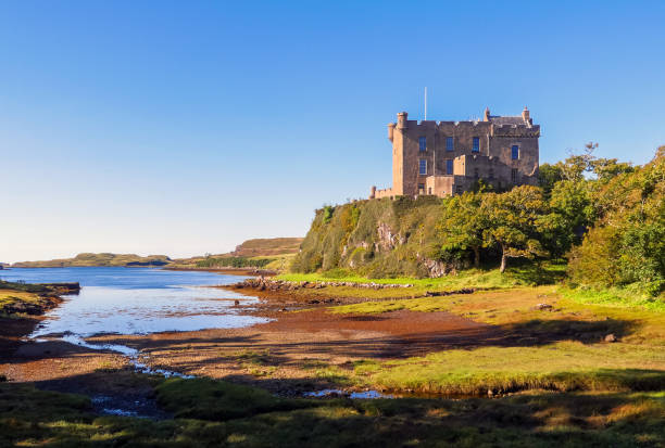 Dunvegan Castle. Isle of Skye, Scotland / UK stock photo