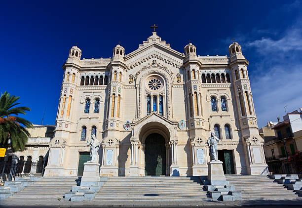 Duomo Cathedral of Reggio Calabria stock photo