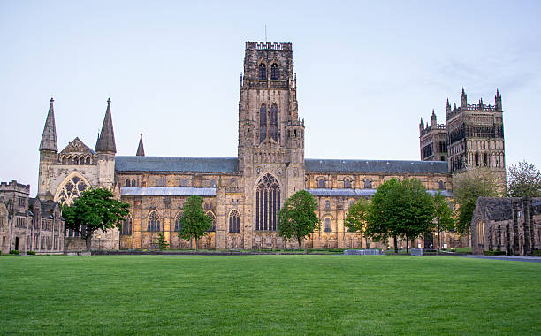 Durham Cathedral Durham cathedral at dusk durham stock pictures, royalty-free photos & images