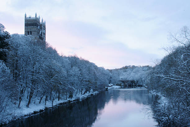 Durham Cathedrall durham cathedrall in winter durham stock pictures, royalty-free photos & images