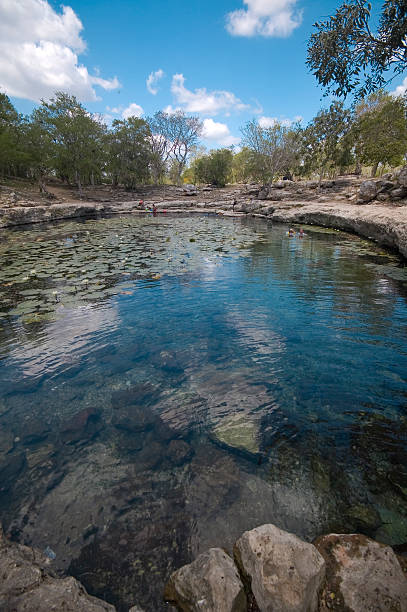 Dzibilchaltun-Cenote stock photo