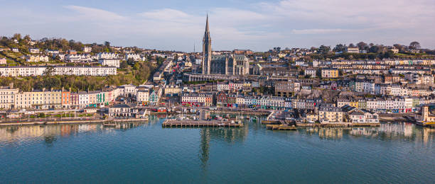 Early morning in Cobh, county Cork, Ireland stock photo
