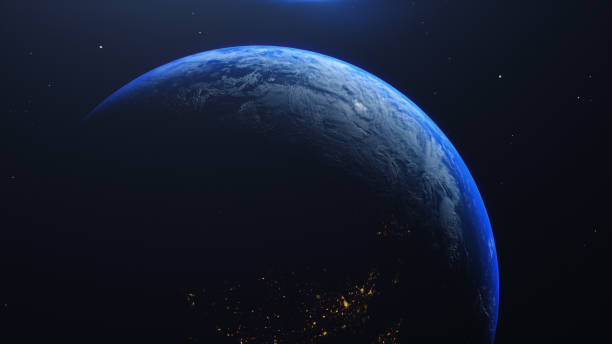 Earth from Space stock photo