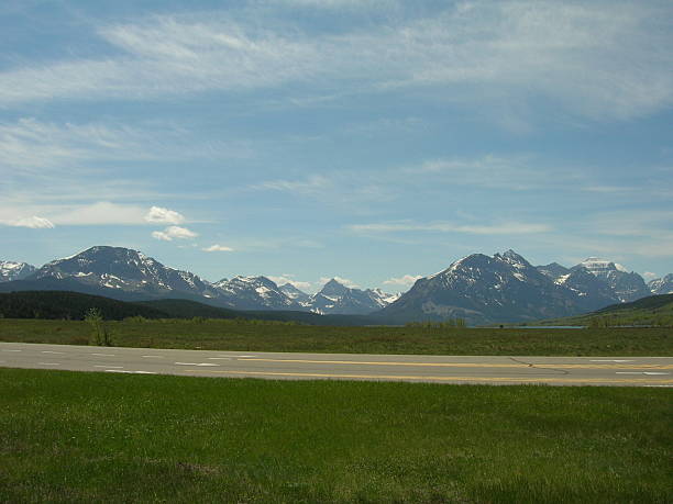 East of Glacier, NP Montana stock photo