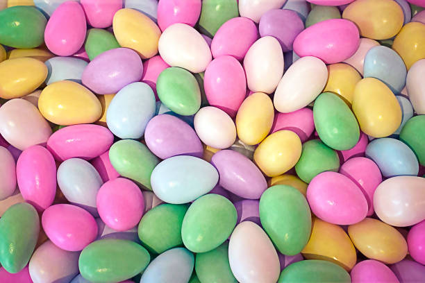 Easter candy background  easter sunday stock pictures, royalty-free photos & images