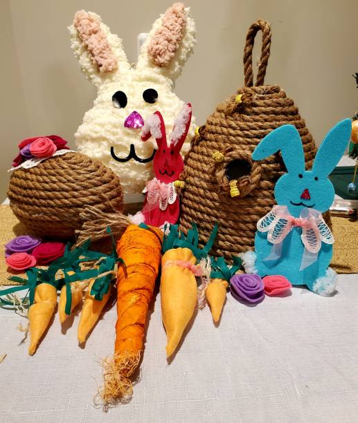 Easter Crafting Idea's stock photo