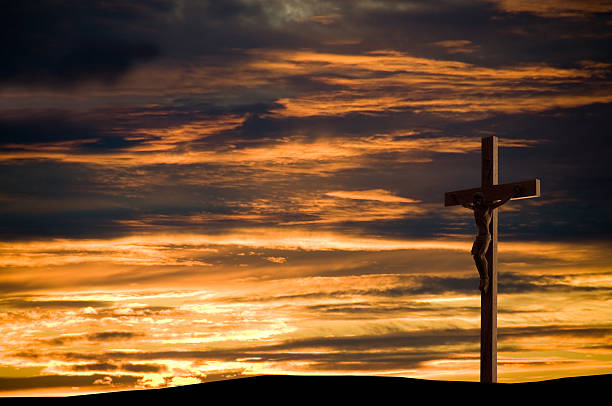 Easter Crucifix  good friday stock pictures, royalty-free photos & images