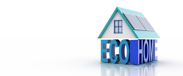 Eco sustainable home concepts stock photo