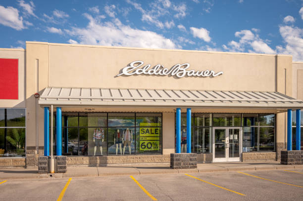 Eddie Bauer store, Calgary stock photo
