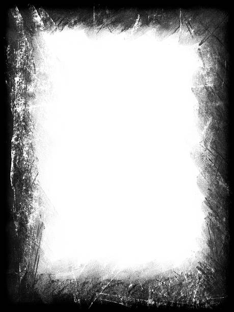 Edge - Charcoal Rubbed  at the edge of photos stock pictures, royalty-free photos & images