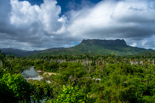 El Yunque is a 575-metre-high (1,886 ft) mountain located 7 km (4.3 mi) west of Baracoa and the Baracoa Bay in Cuba's Guantanamo Province.