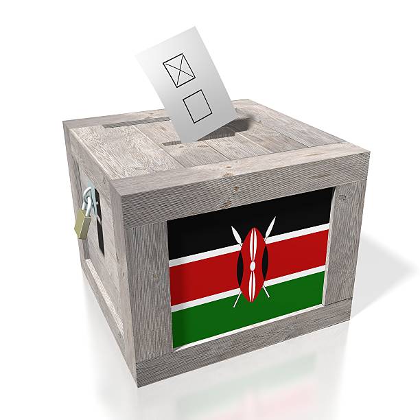 Election/ voting in Kenya stock photo