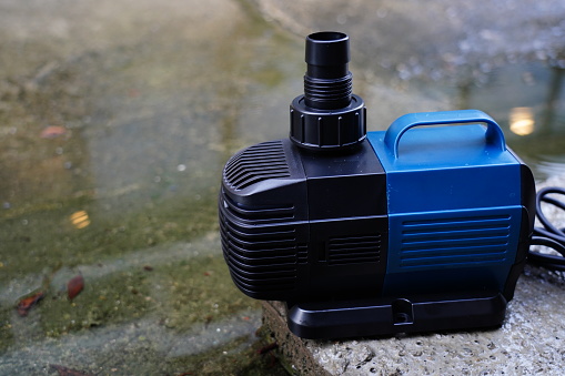 Electric Blue water pump for fish pond