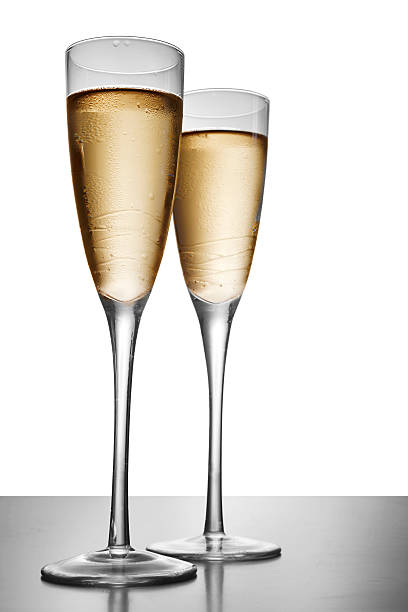 Elegant Champagne stock photo
