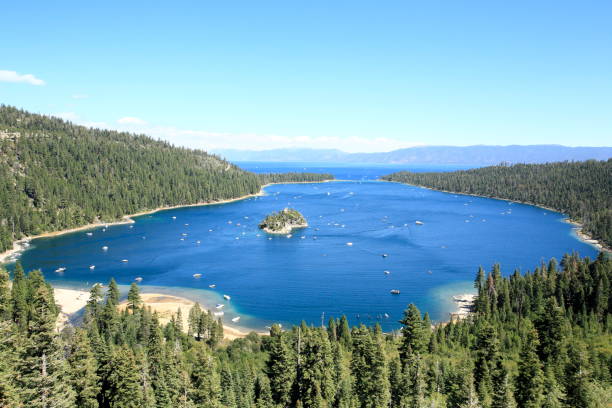 Emerald Bay State Park of Lake Tahoe stock photo
