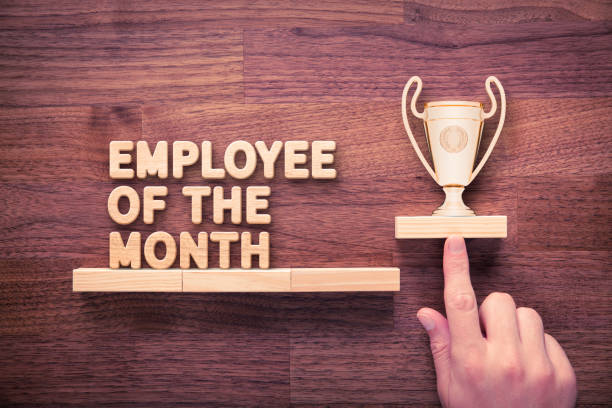 Employee of the month stock photo
