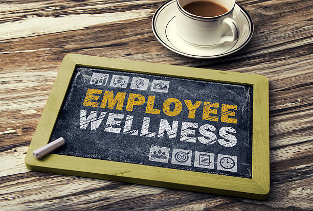 employee wellness concept stock photo