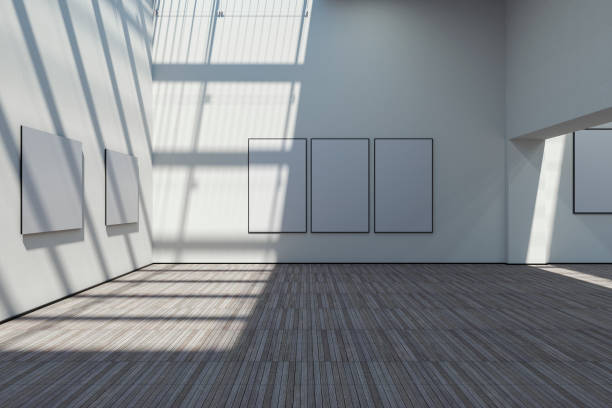 Empty art gallery Empty art gallery. art museum stock pictures, royalty-free photos & images
